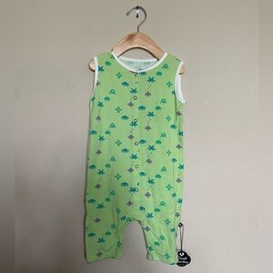 Sweet Bamboo 2T green soft bamboo onesie